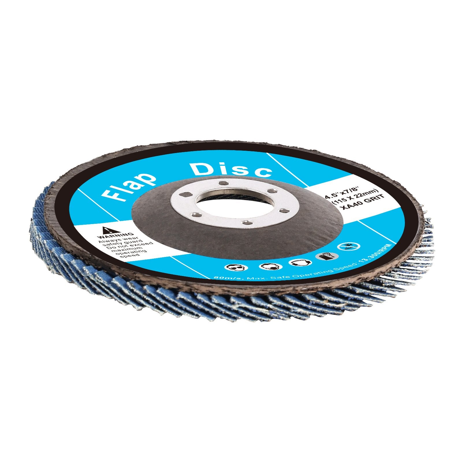 Flap Discs Sanding Disc For Angle Grinder 40 Grit 10 Packs