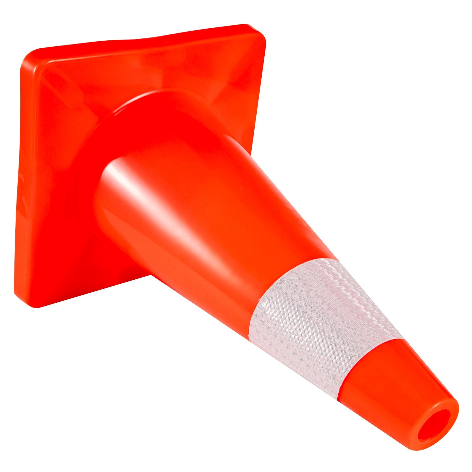 20Pack 18Traffic Cones, Safety Road Parking Cones PVC Base, Orange Traffic Cone With Reflective Collars, Hazard Construction Cones For Home Traffic Parking