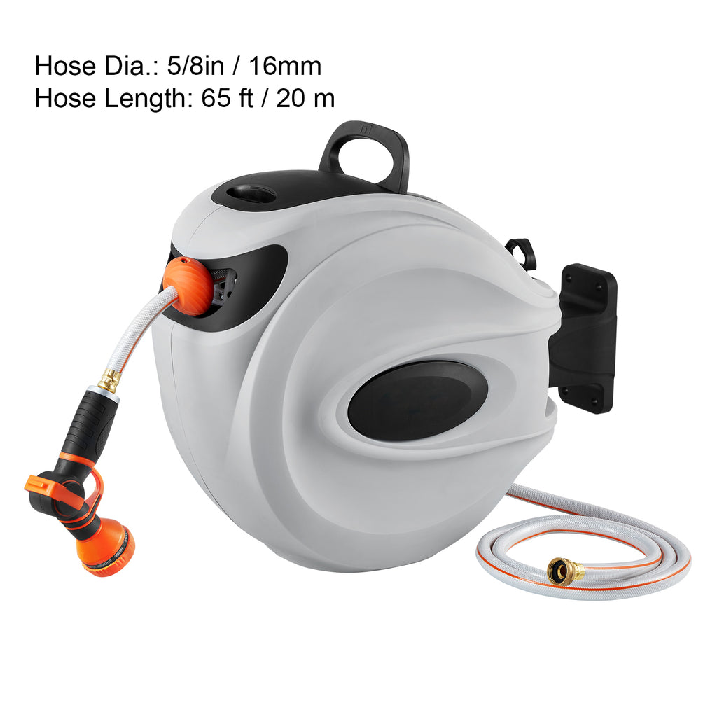 Retractable Hose Reel Water Hose Reel   Swivel Wall-Mounted