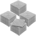 Interlocking Tile 50PCS Gray, Drainage Tiles Splicing, Soft PVC Interlocking Drainage Floor Tiles, Non-Slip Drainage Holes For Restroom, Bathroom, Kitchen, Pool, Wet Areas