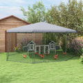 Chicken Run for 19-25 Chickens with Cover