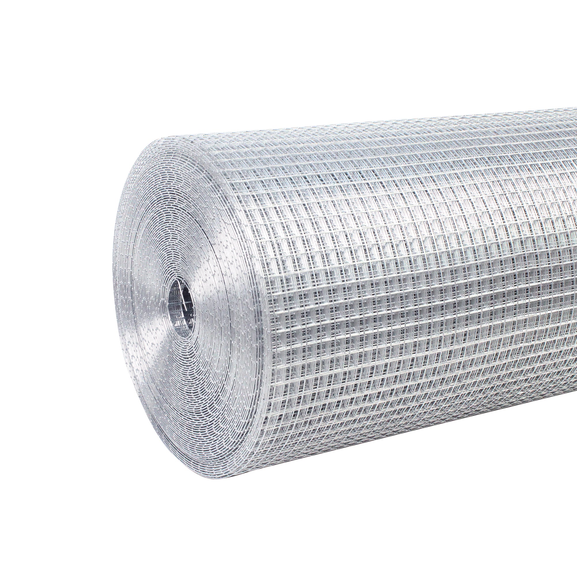 Wire Mesh Fence Roll 60inx50ft, 1-2inchx1-2inch 19GA Galvanized Steel Poultry Netting, Vinyl Coating Metal Wire Hardware Cloth Fence For Garden Yard Animals Plants Protection, Farm Fencing,Silver