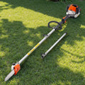 Gas Pole Saw 25CC 2-Stroke Extendable Cordless Tree Trimmer 8 In Cutting Bar