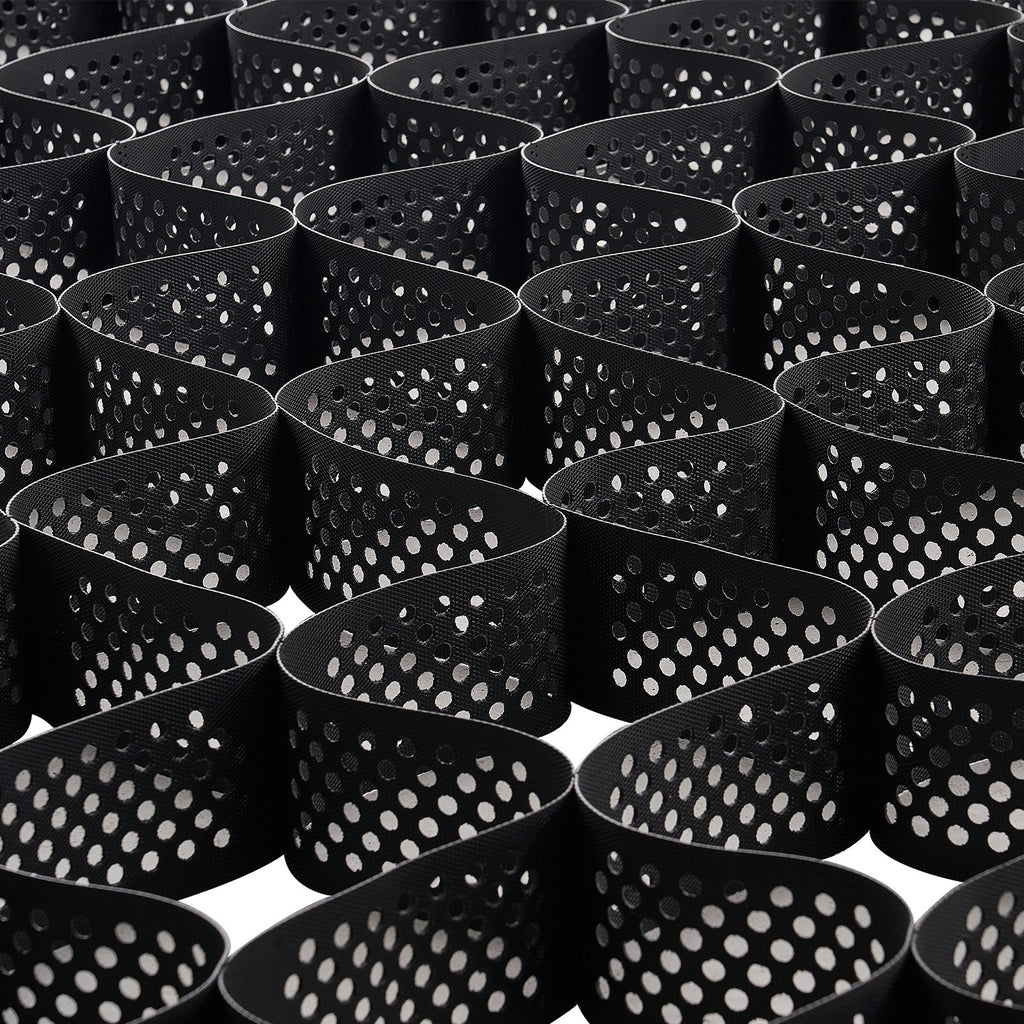 Ground Grid 4-Inch Depth Geocell Grid 17.06x8.86 FT / 5200x2700 Mm For Gravel