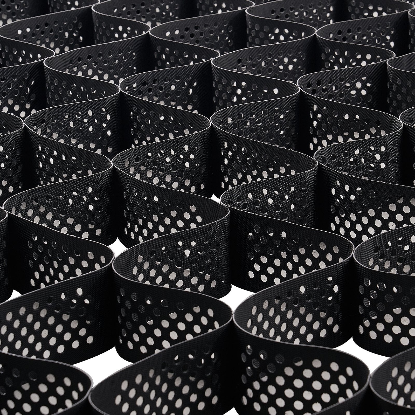 Ground Grid 4-Inch Depth Geocell Grid 17.06x8.86 FT / 5200x2700 Mm For Gravel
