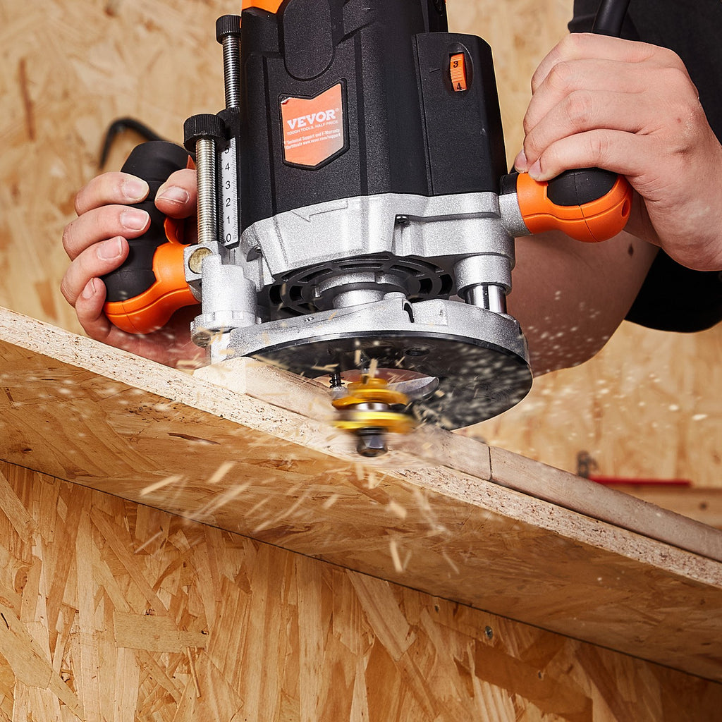 Router Bits Set 3 Pieces Carbide Router Bit  Shank Carrying Case
