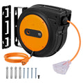 Retractable Extension Cord Reel Power Cord Reel 65FT 12AWG 3C SJTOW
