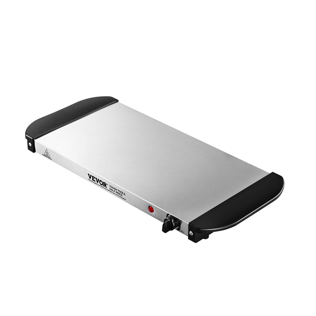 Electric Warming Tray Buffet Food Warming W Temp Control Stainless Steel