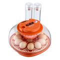 12 Egg Incubator, Automatic Egg Turner With LED Candler, Temperature & Humidity Control, 360° View Clear Window, Poultry Eggs Incubator For Home Farm, Hatching Chicks Ducks Goose Quail
