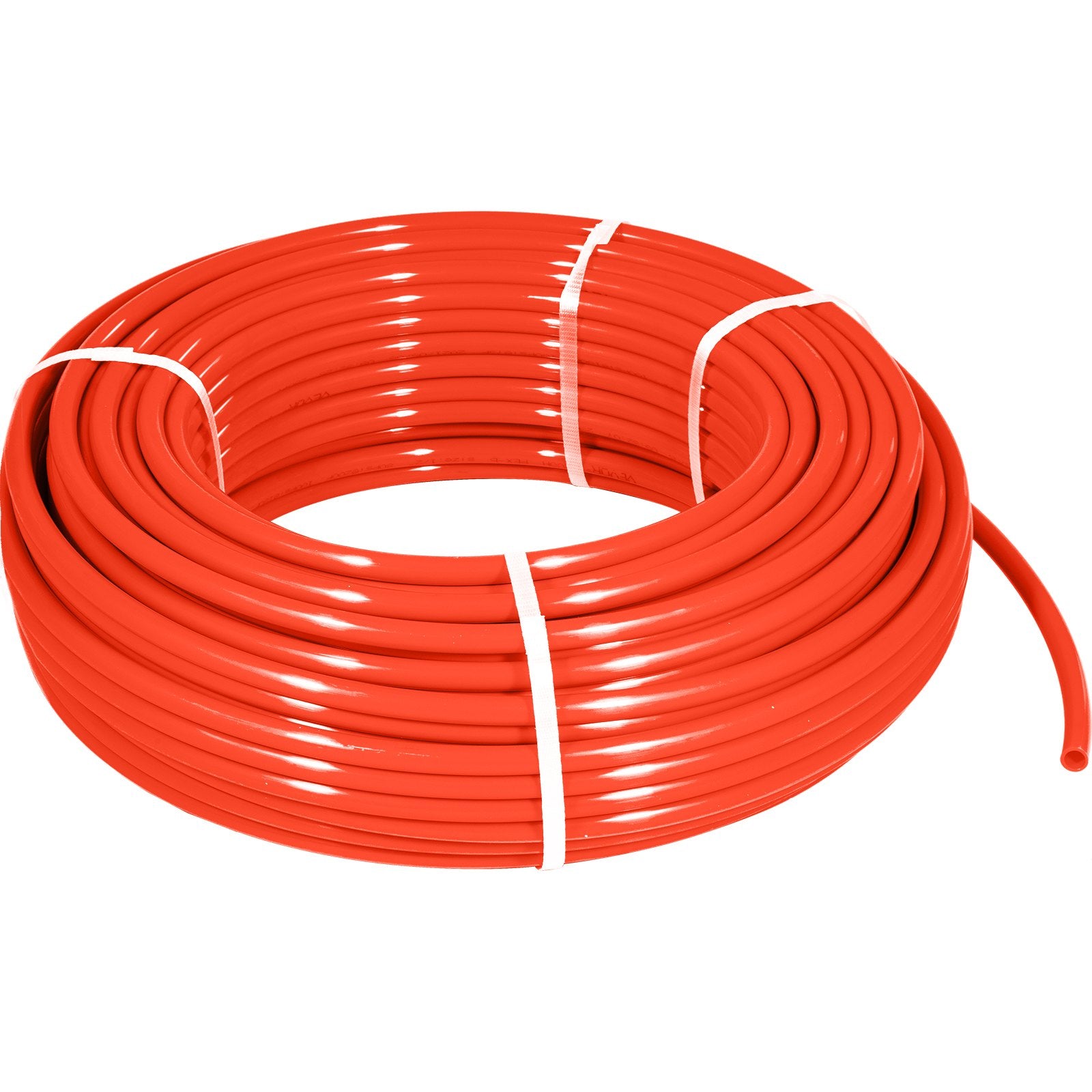 Oxygen Barrier   300 Feet Tube Coil EVOH PEX-B Pipe, For Residential Commercial Radiant Floor Heating, Red