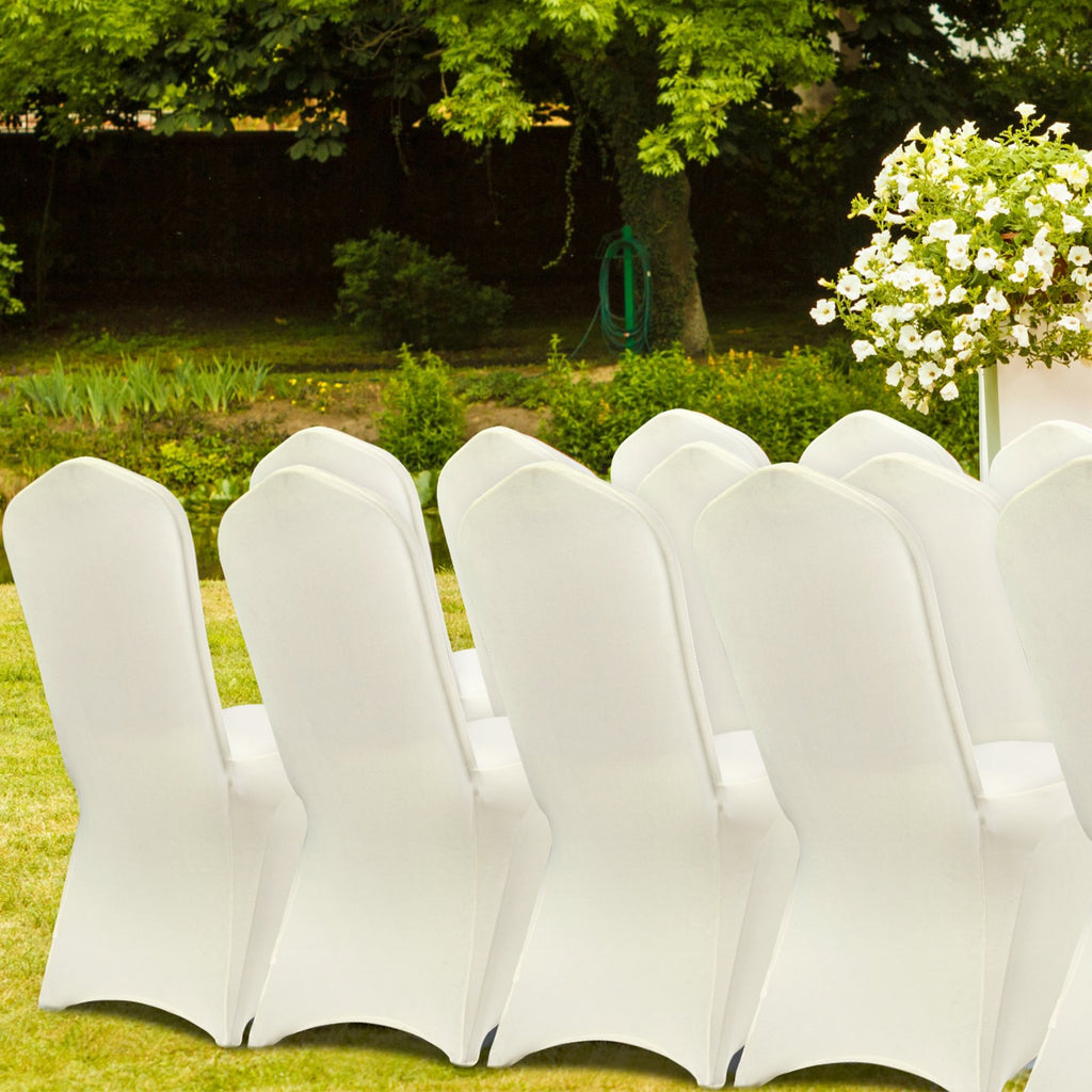 Stretch Spandex Folding Chair Covers, Universal Fitted Chair Cover, Removable Washable Protective Slipcovers, For Wedding, Holiday, Banquet, Party, Celebration, Dining