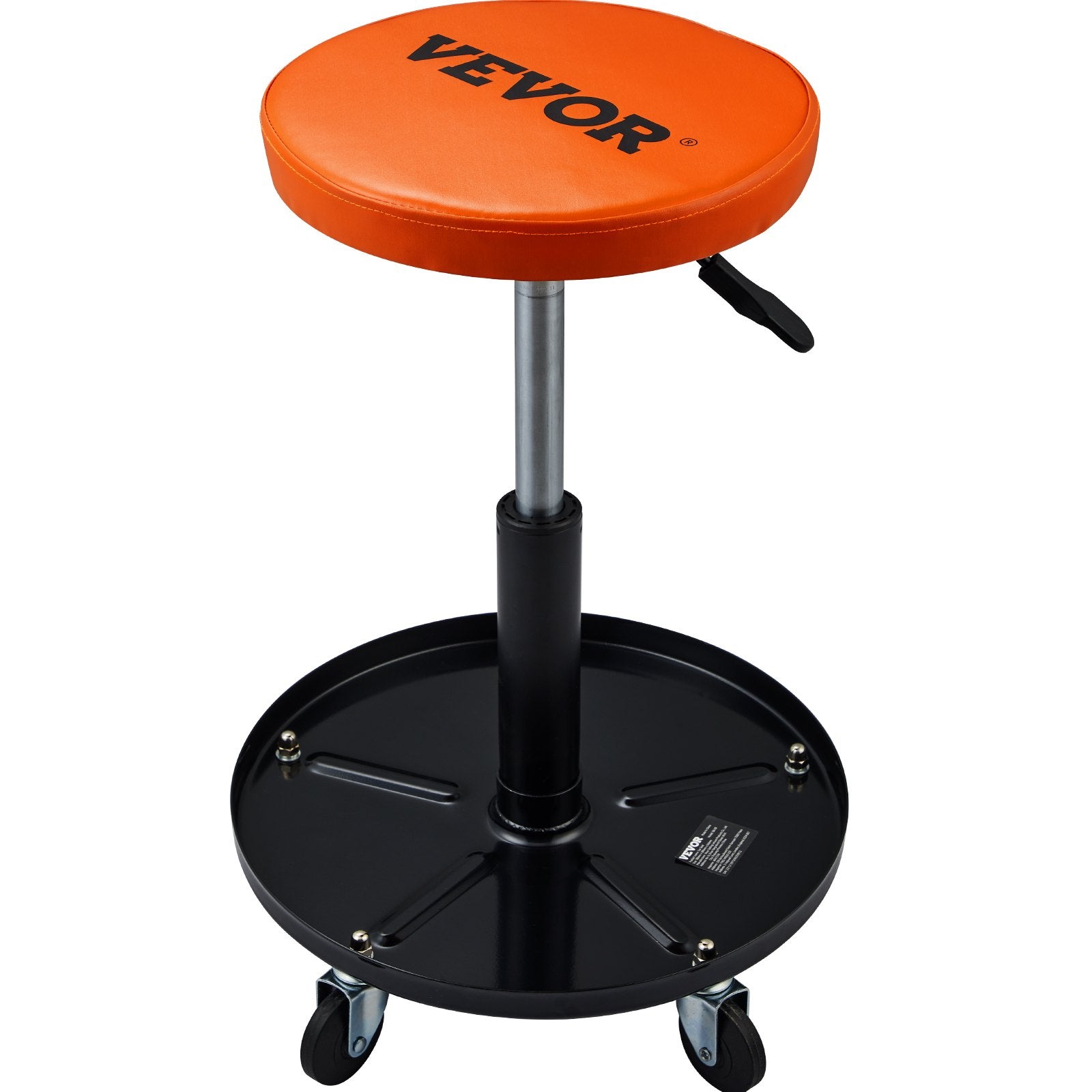 Adjustable Mechanics Rolling Creeper Seat Stool Tool Tray For Shop Garage