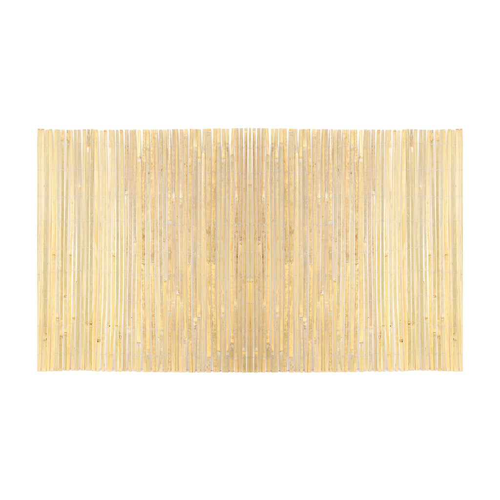 Natural Bamboo Slat Screening Privacy Bamboo Slat Fence 6 Ft H X 16 Ft L