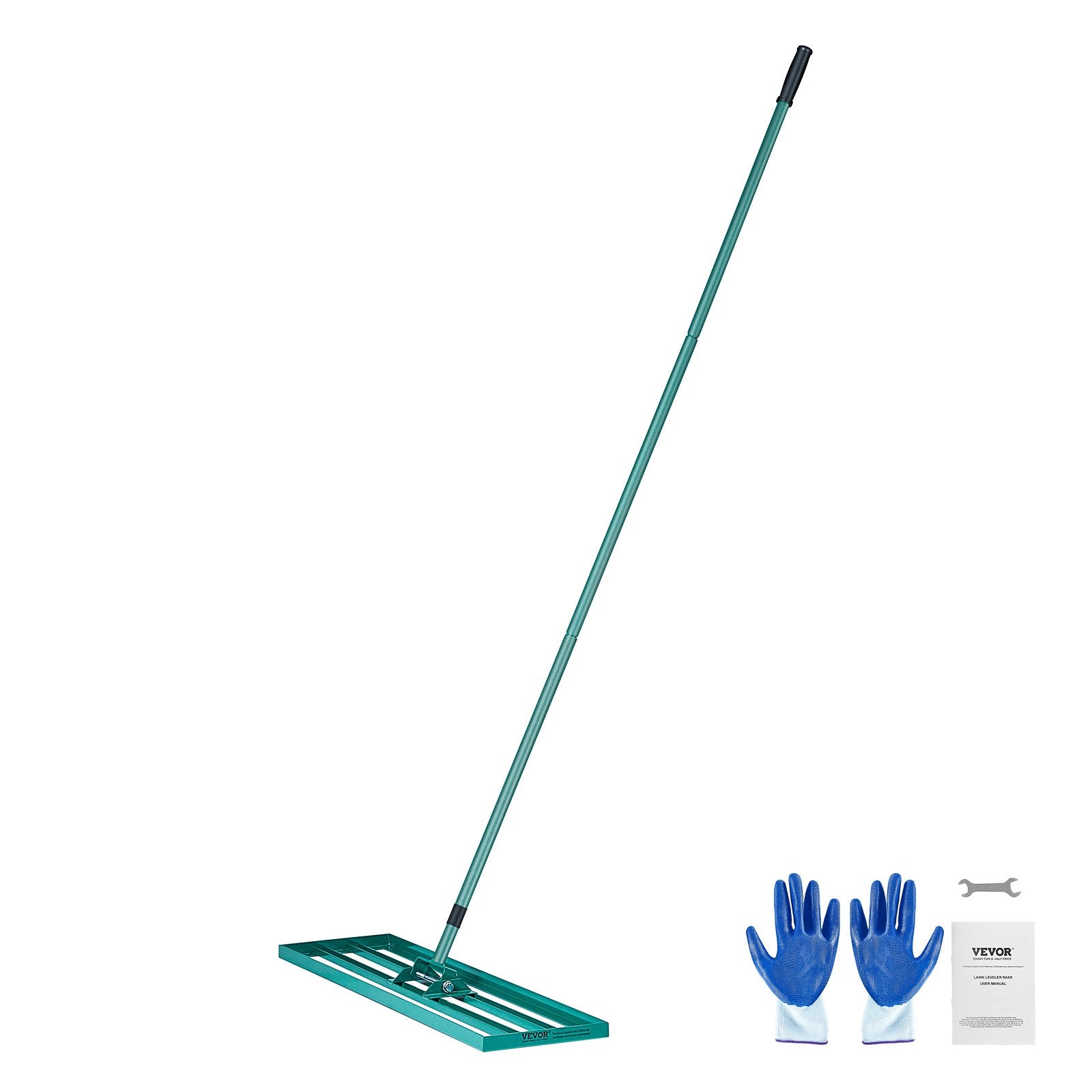 Lawn Leveling Rake, Level Lawn Tool, Heavy-duty Lawn Leveler With Steel Extended Handle, Yard Leveling Rake Suit For Garden, Golf Lawn, Farm