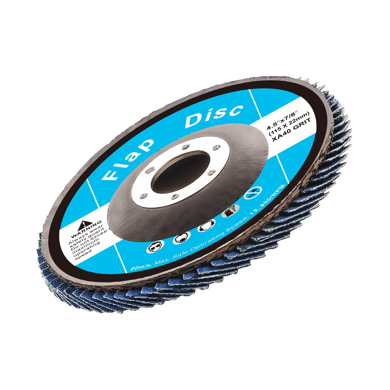 Flap Discs Sanding Disc For Angle Grinder 40 Grit 10 Packs