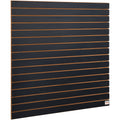 Slatwall Panels, 4 Ft X 2 Ft Black Garage Wall Panels , Heavy Duty Garage Wall Organizer Panels Display For Retail Store, Garage Wall, And Craft Storage Organization