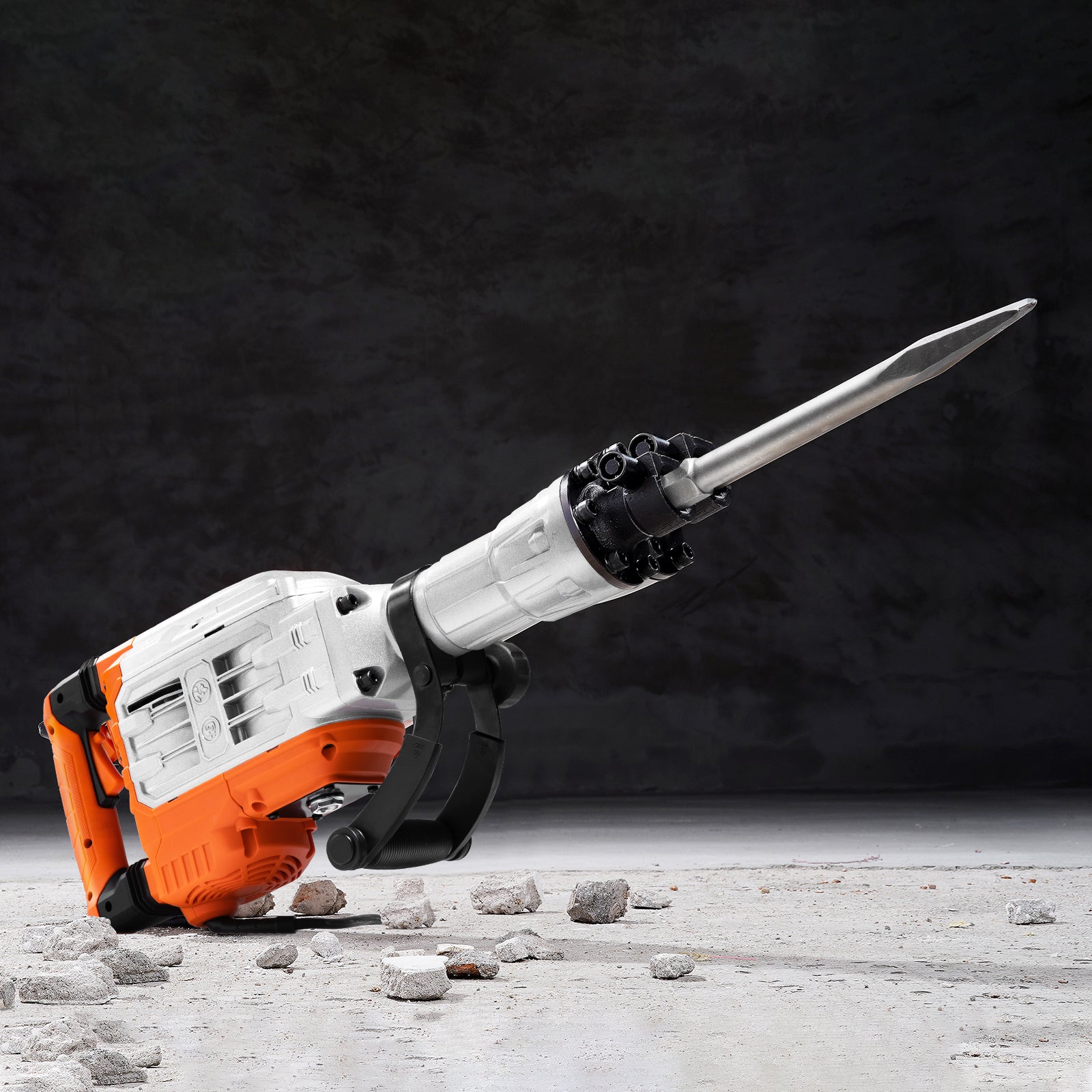 Demolition Jack Hammer Concrete Breaker 3500W Electric Hammer 2 Chisel Bits