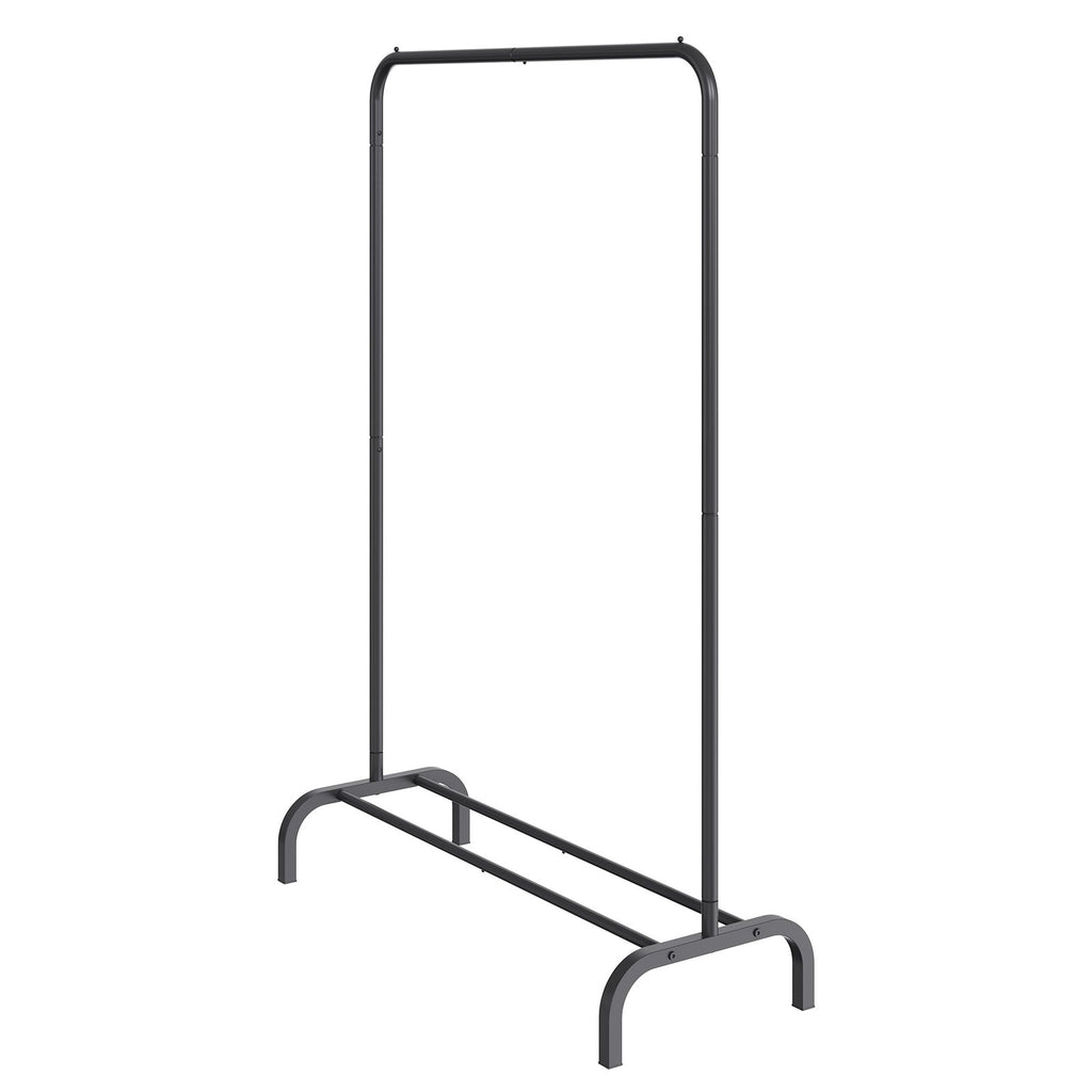 Clothes Rack, Heavy Duty Clothing Garment Rack With Hanging Rod And Bottom Storage Area, Clothing Rack For Bedroom Guest Room