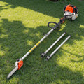 Gas Pole Saw 43CC 2-Stroke Extendable Cordless Tree Trimmer 10 In Cutting Bar